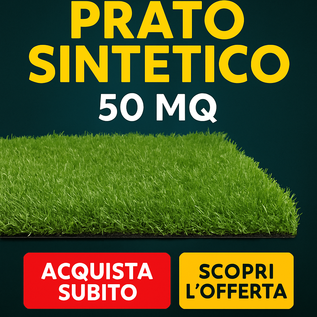 Prato sintetico per giardino e terrazzo