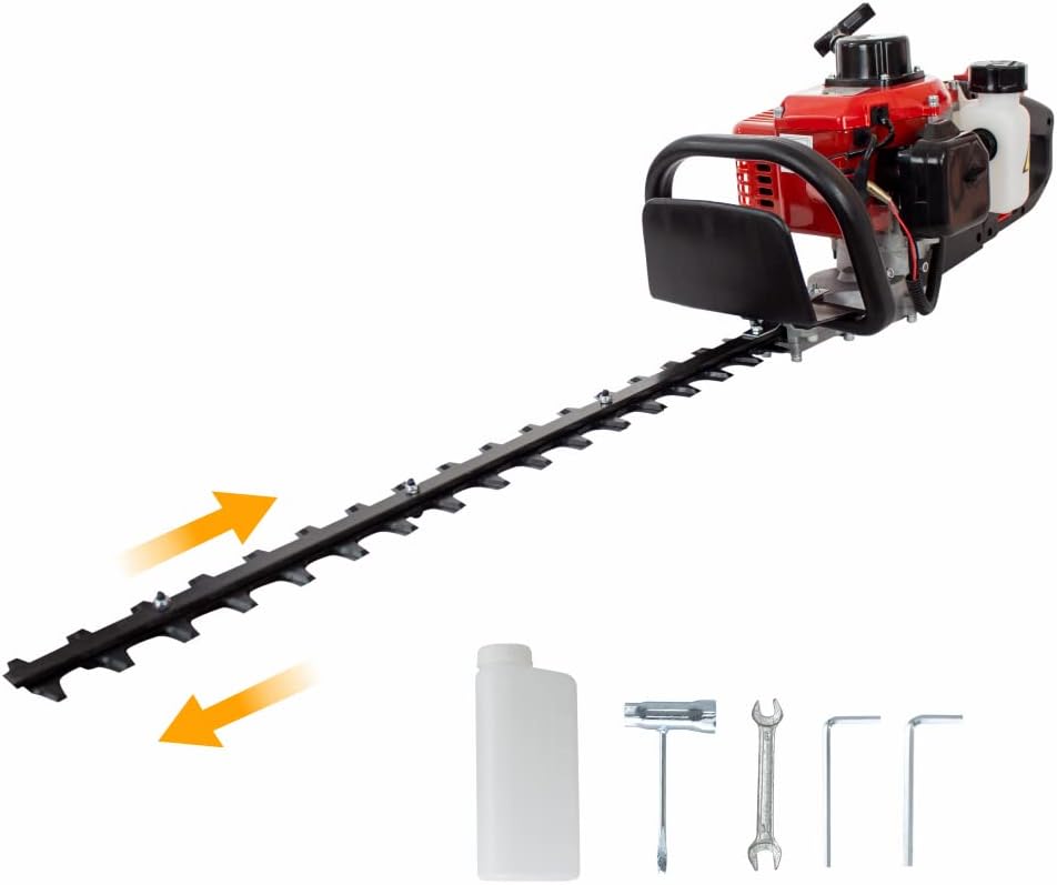Tagliasiepi a scoppio 2 tempi con accessori inclusi