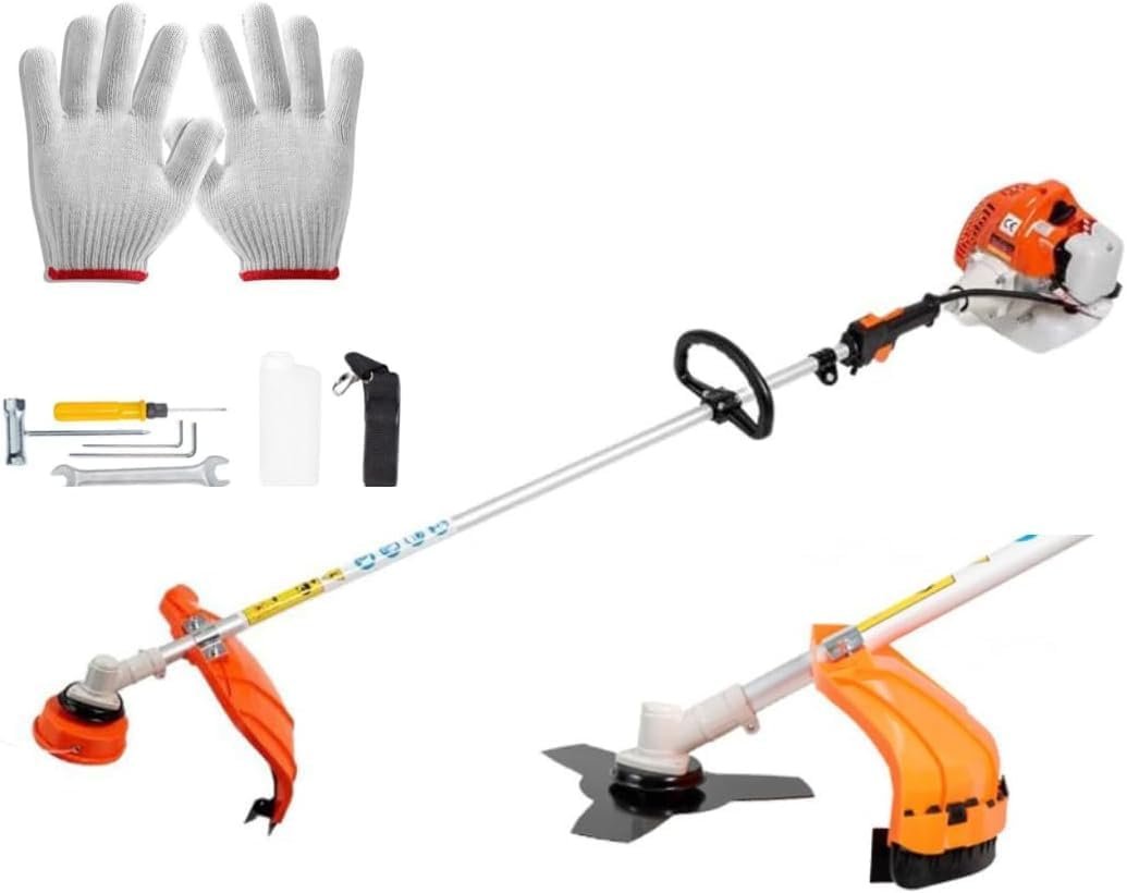 Decespugliatore 52cc dettagli motore e asta