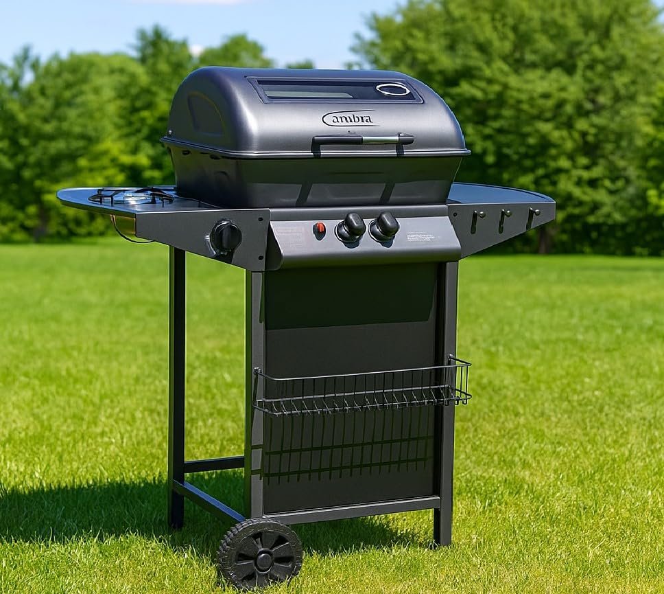 Barbecue a gas in esterno