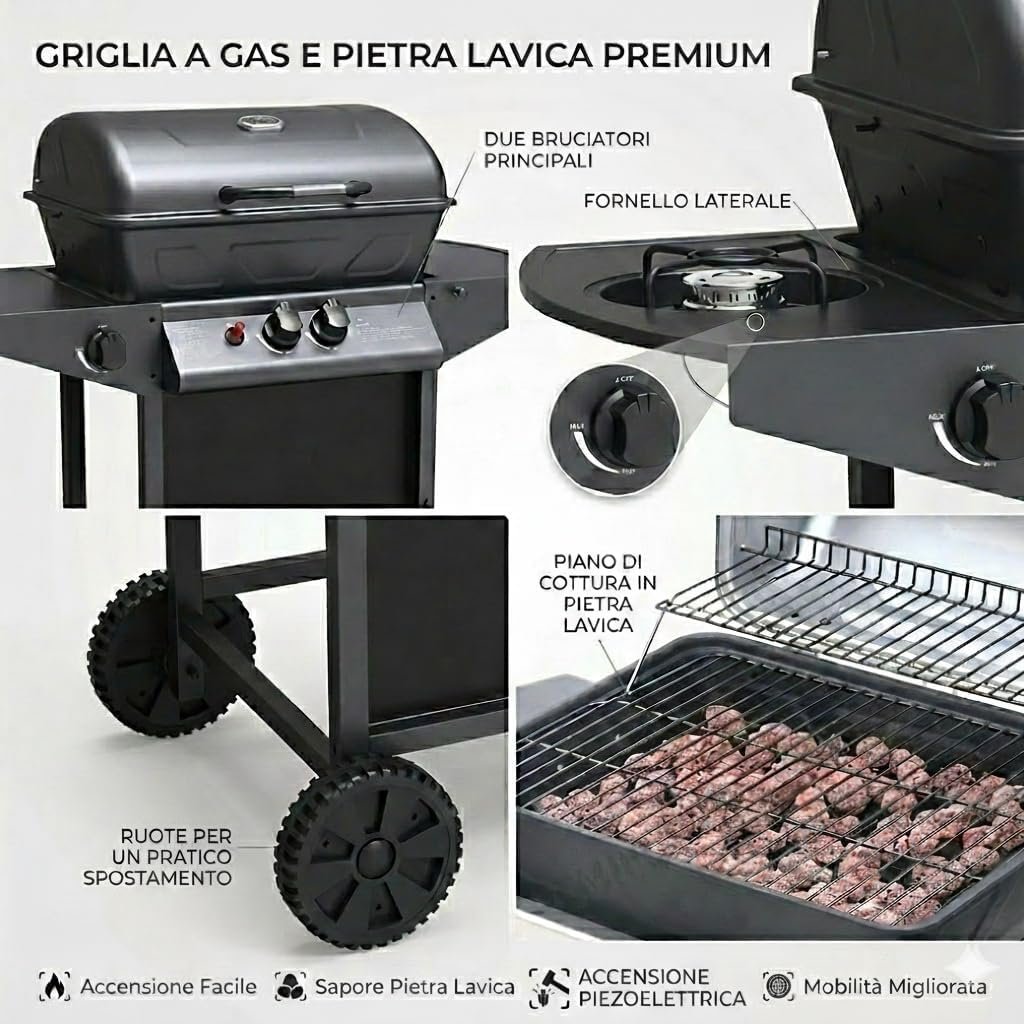 Dettagli barbecue Ambra Garden Alabama