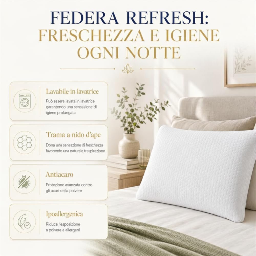 Cuscino Dream Haven lato classico e lato massaggiante