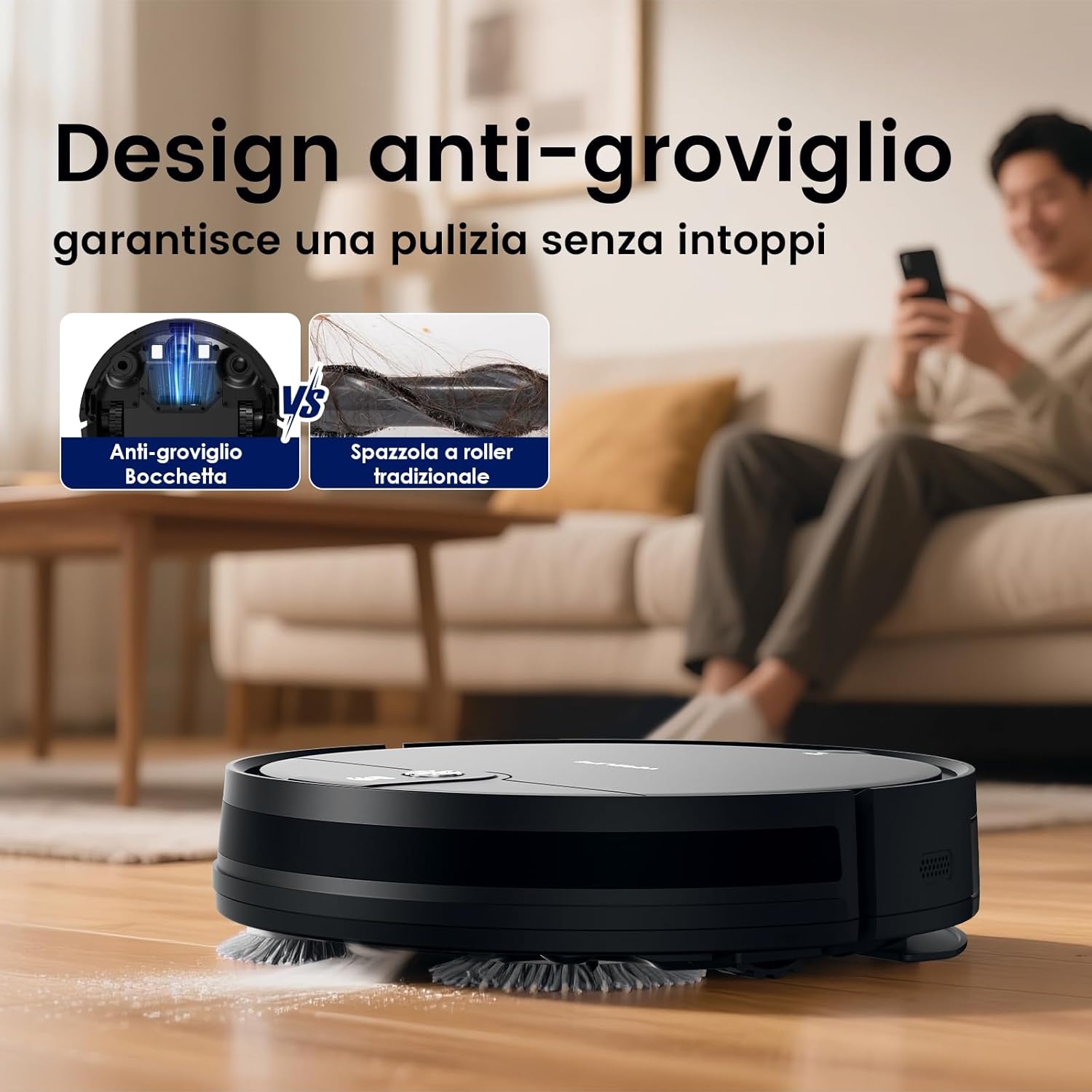 Robot VersLife L6 aspirazione potente 4000Pa
