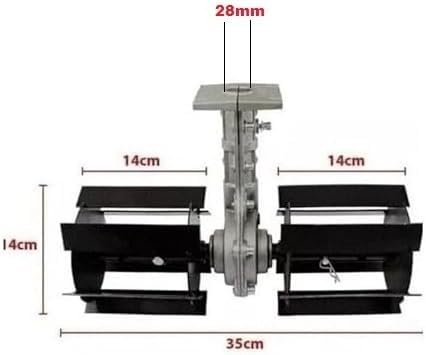 Misure gruppo zappette a rullo 35 centimetri