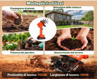 Sicurezza e avvio del coltivatore