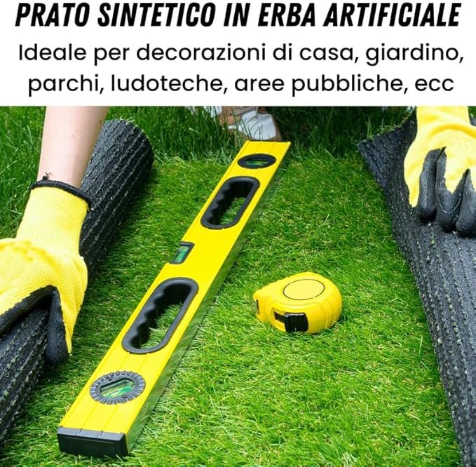Dettaglio del prato sintetico