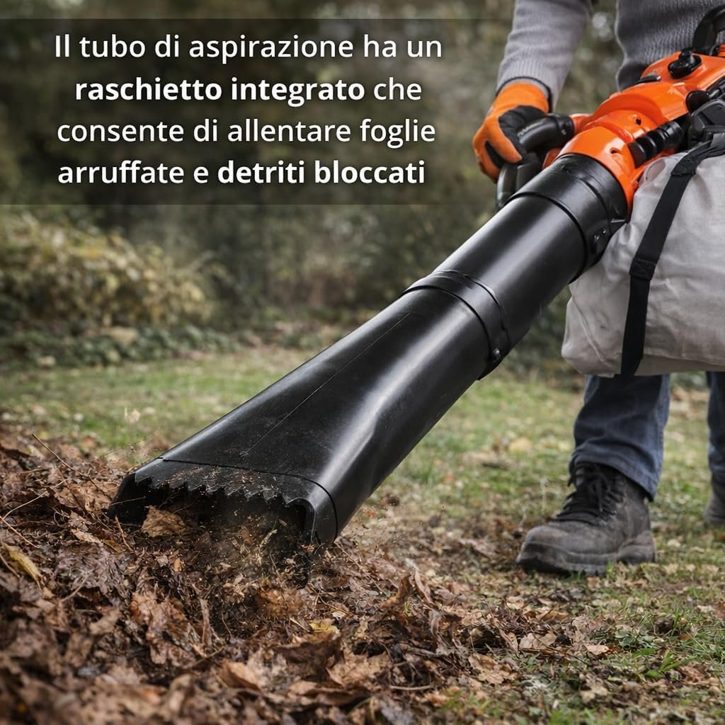 Soffiatore aspiratore trituratore 3 in 1