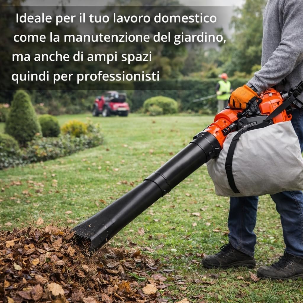 Funzionamento soffiatore aspiratore